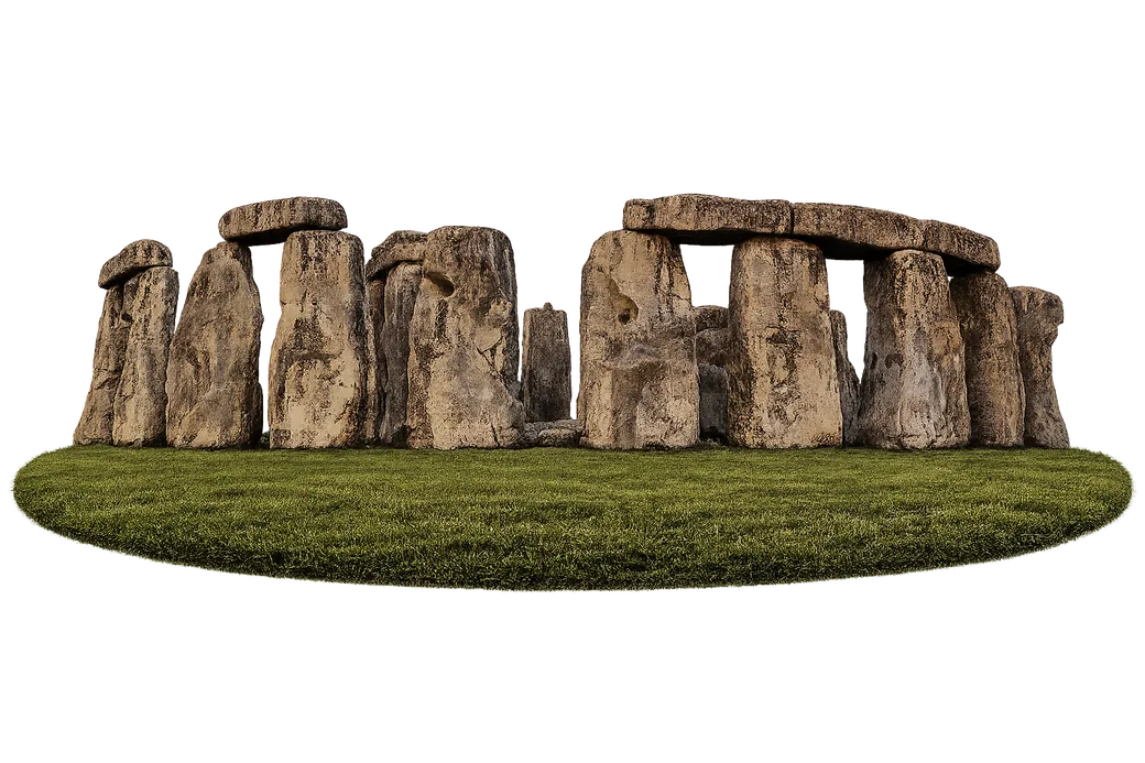 A mysterious ancient structure. It is a link that books a call.